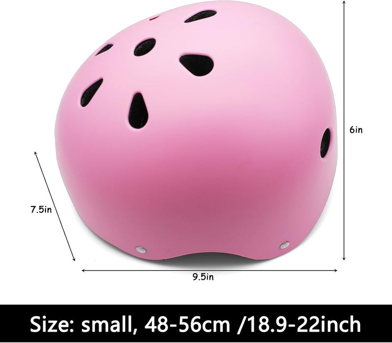 salepo Kids Bike Helmet, Toddler Helmet for Kids Ages 3-5-8, Skateboard Helmet with Knee Elbow Wrist Pads for Boys Girls, Adjustable Protective Gear Set for Skating Bicycling Roller - Image 2